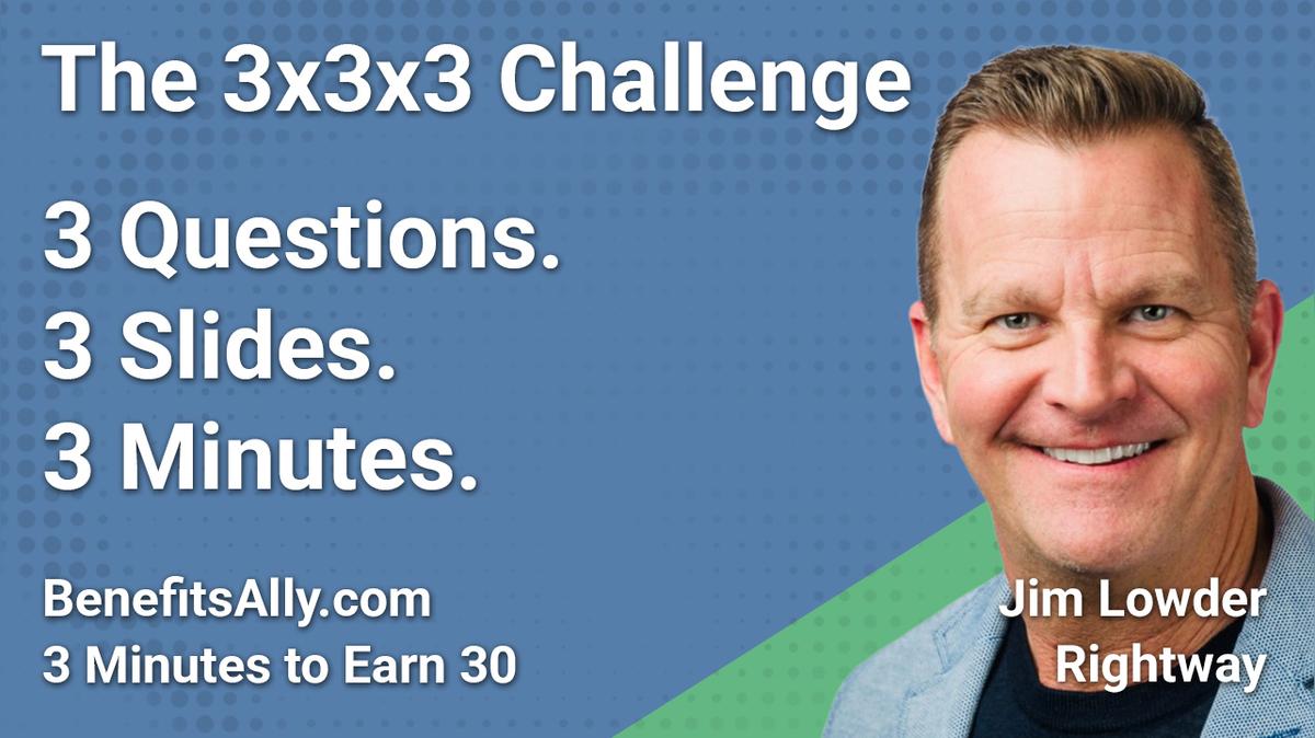Rightway - 3x3x3 Challenge with Jim Lowder