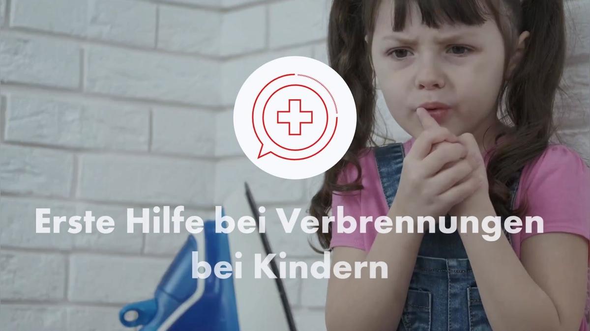 Erste Hilfe bei Verbrennung bei Kindern