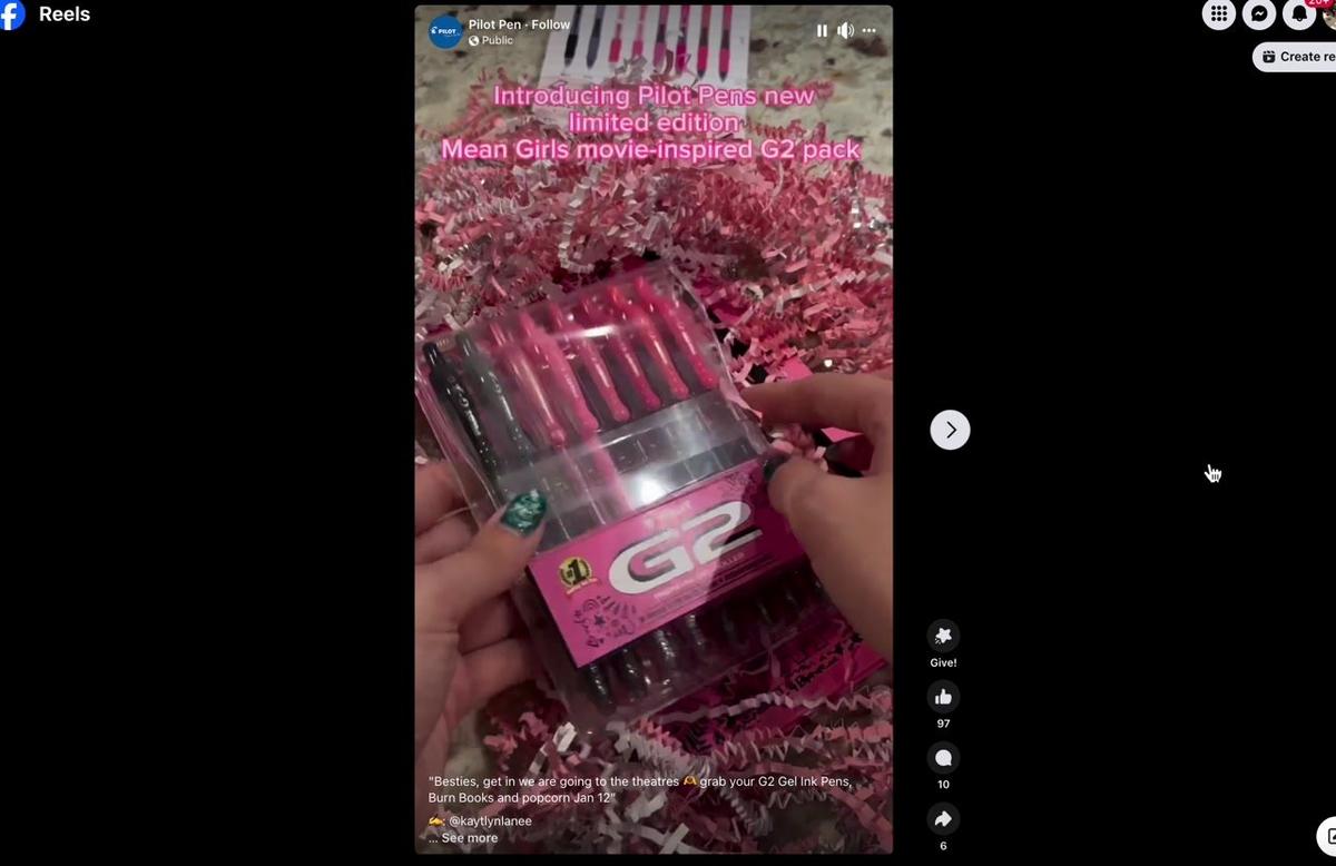 Pilot_MeanGirls_RecapVideo_Facebook Influencer @kaytlynlanee Repost