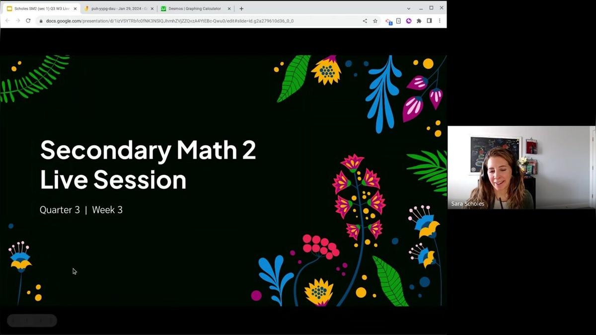 Scholes SM2 (sec 1) Q3 W3 Live Session Recording