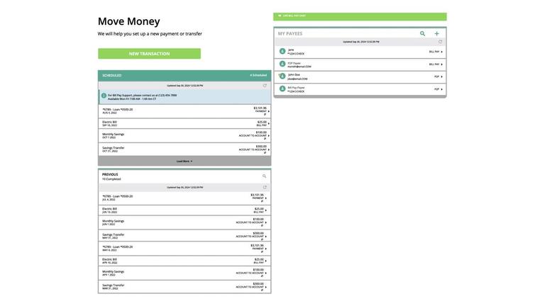 Move Money - Transferring Money Between Your Accounts