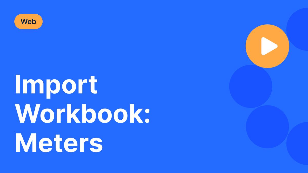 Import Workbook: Meters
