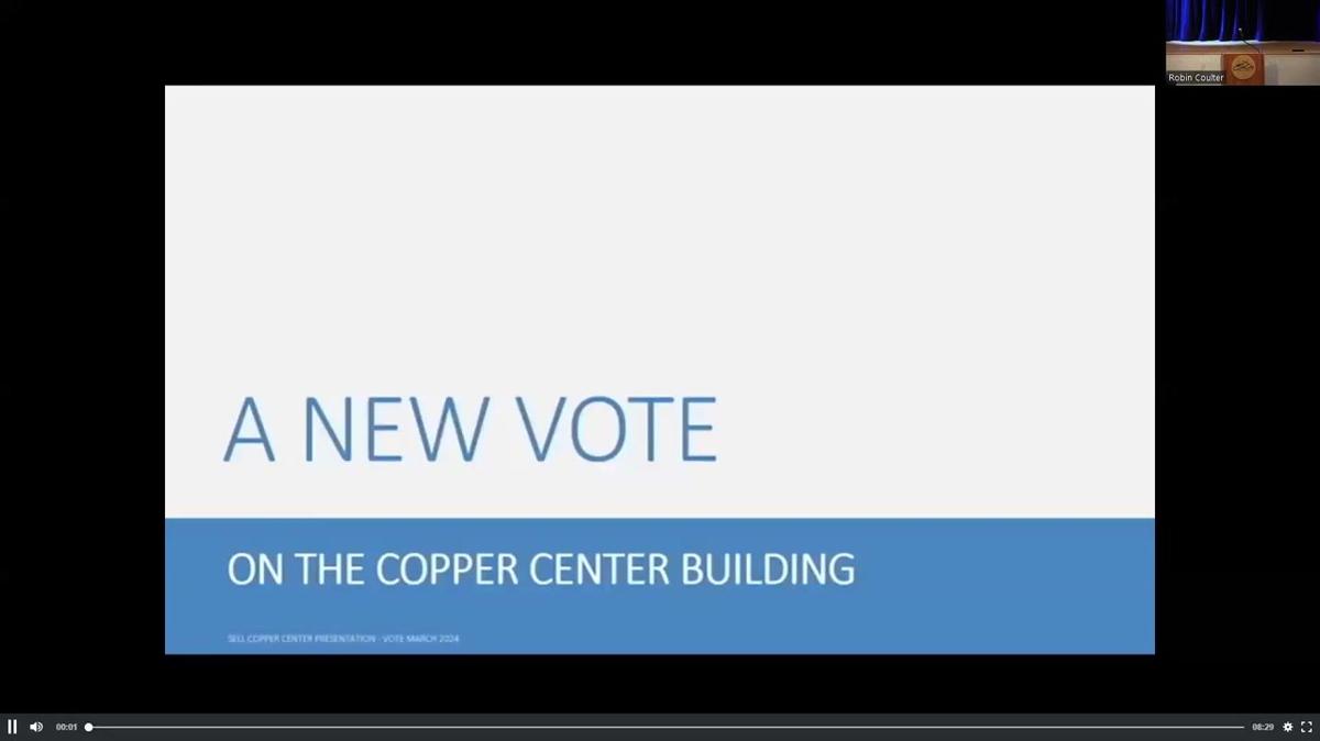 VOTE 2024 - Copper Center Petition Forum SELL PM