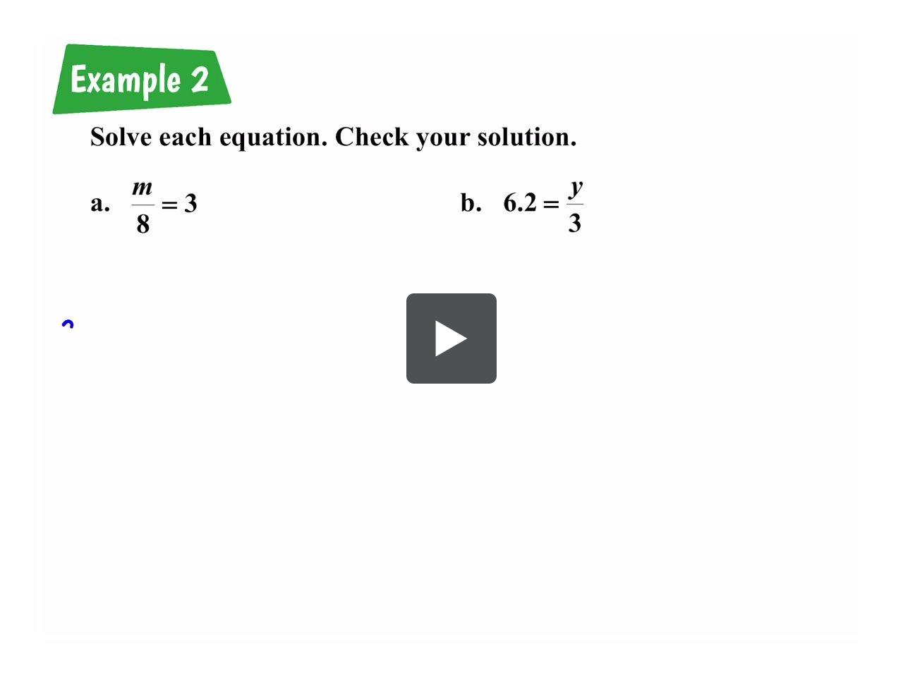 Lesson 1.6.3 Solving Multiplication and Division Equations R1 | edgems