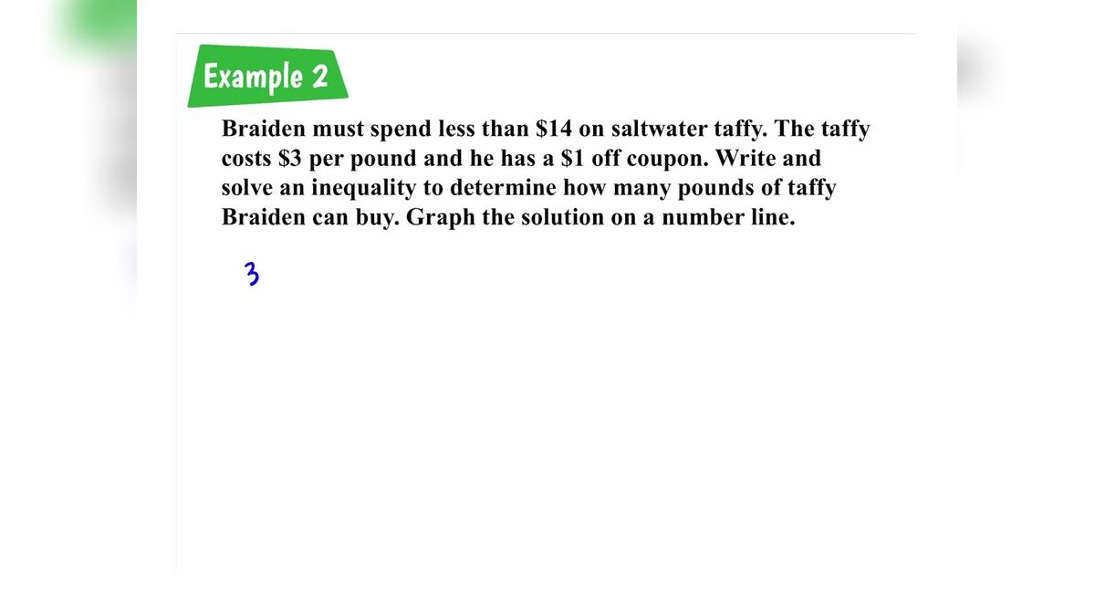 Lesson 2.7.4 Linear Inequalities - Silent Teacher R1