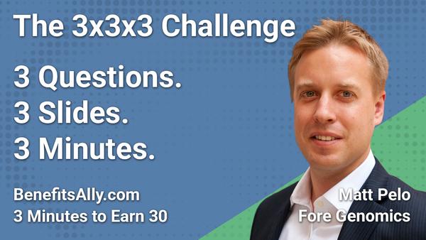 Fore Genomics - 3x3x3 Challenge with Matt Pelo