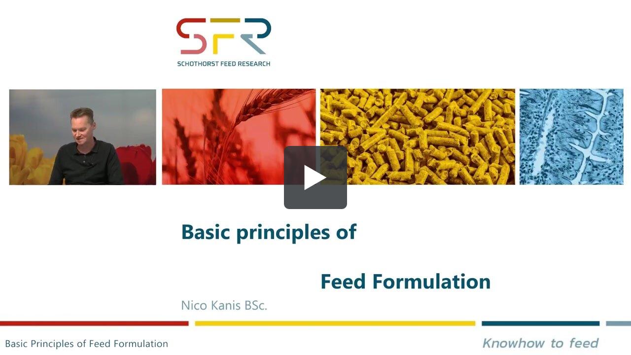 Introduction to Feed Formulation.mp4 | SFR