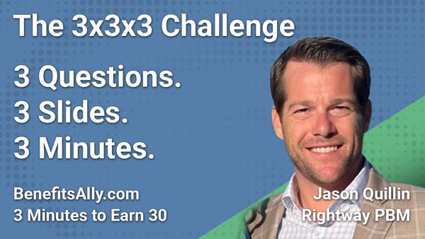 Rightway PBM - 3x3x3 Challenge With Jason Quillin