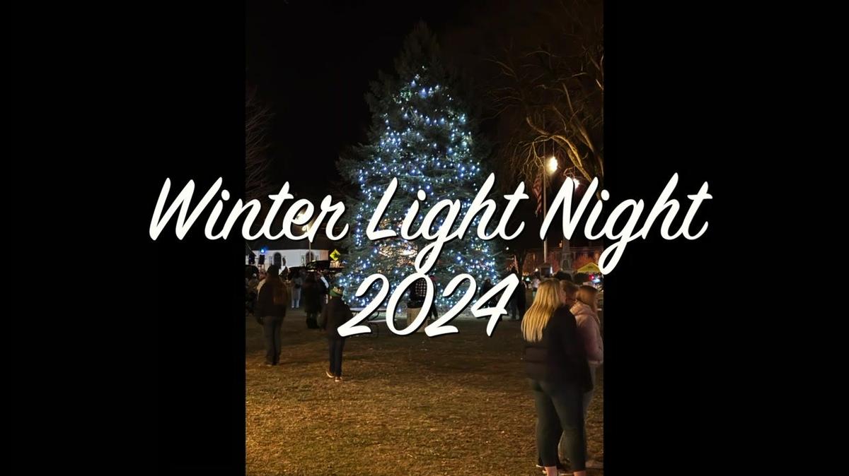 Belchertown Winter Light Night 2024
