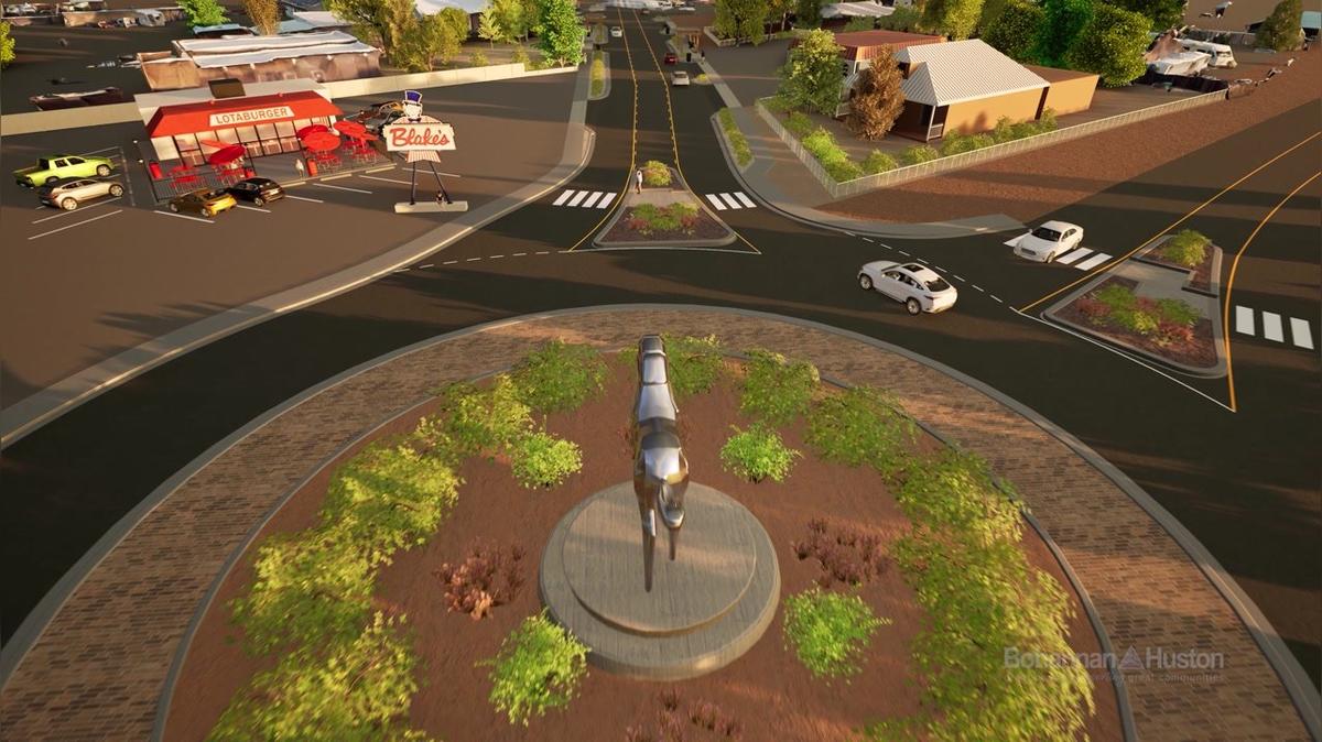 4th Street Revitalization Roundabout - Albuquerque New Mexico