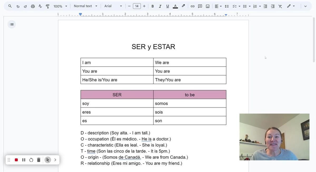 SP1 Ser y Estar