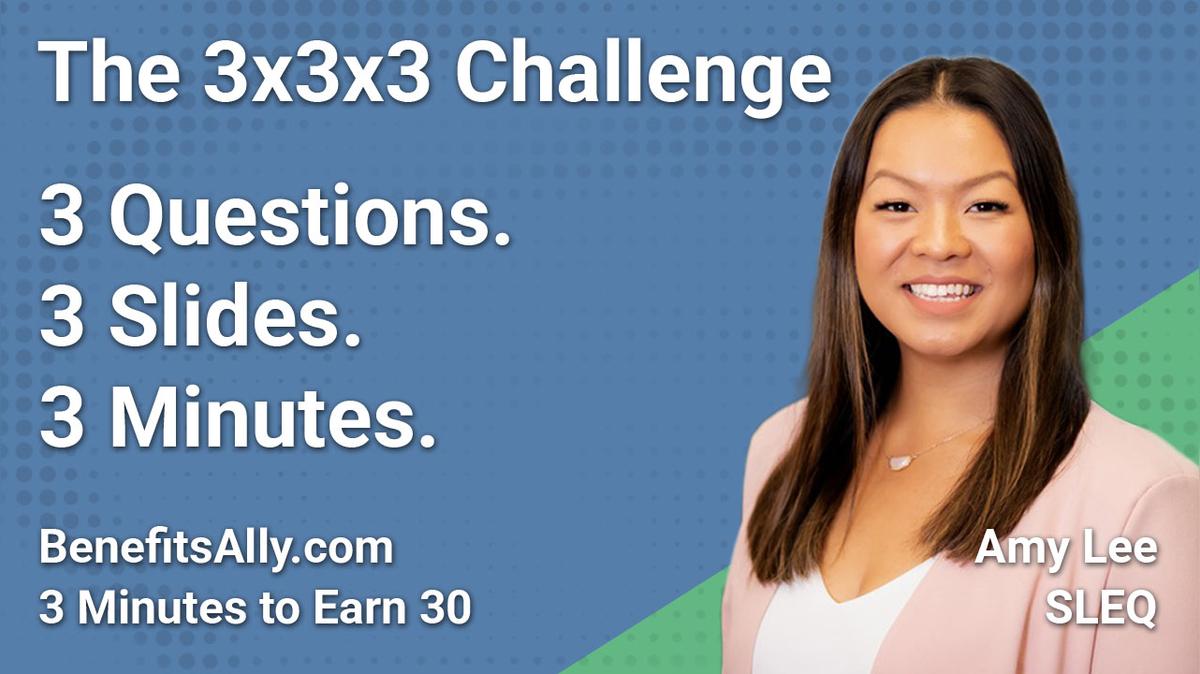 SLEQ - 3x3x3 Challenge with Amy Lee