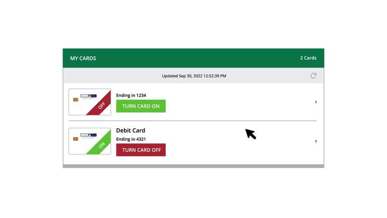 Manage Cards