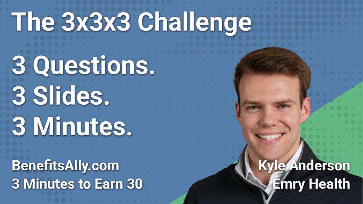 Emry Health (A Goodroot Affiliate Company) - 3x3x3 Challenge With Kyle Anderson