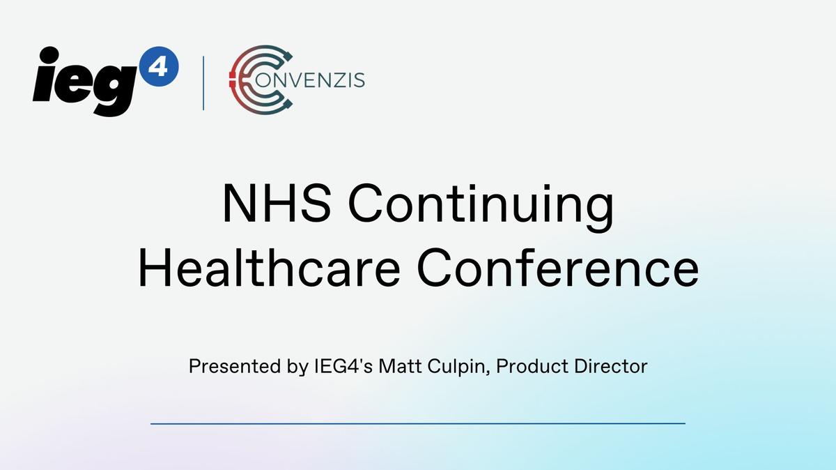 Convenzis NHS CHC conference