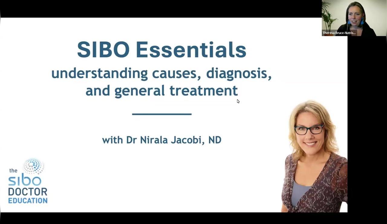Nutriscript hosts "Sibo Essentials" -Dr Nirala Jacobi
