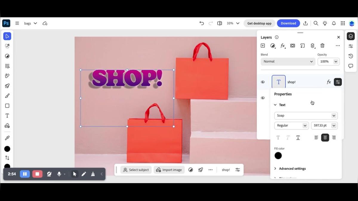Photoshop on the Web: Type