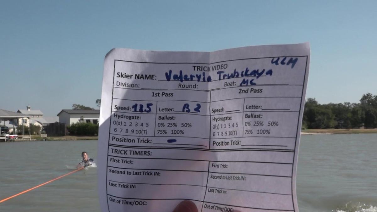 Valeryia Trubskaya CW Round 1 Pass 1