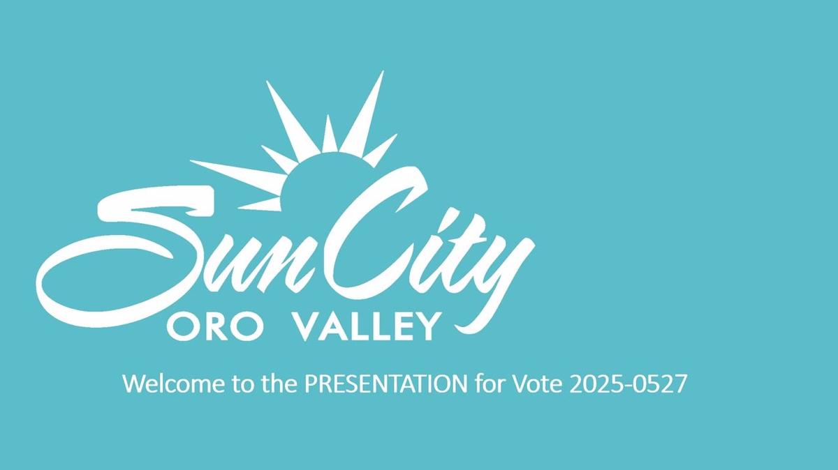 Vote - May 27, 2025 Assessment and CCF