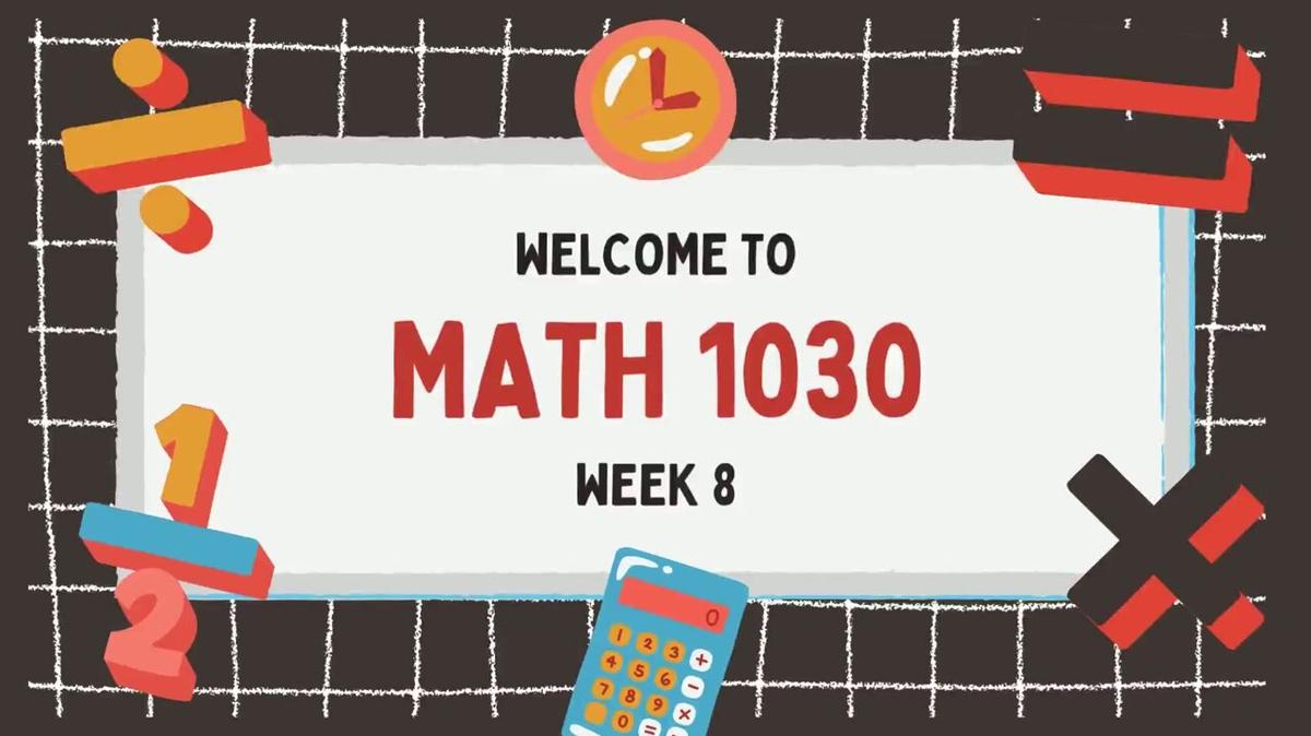 Sp25 wk 8 math 1030