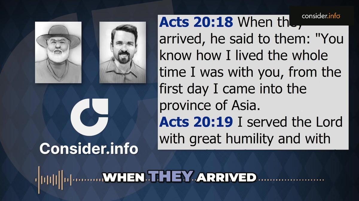 #1 Living Consistently Lessons From Acts Chapter 20