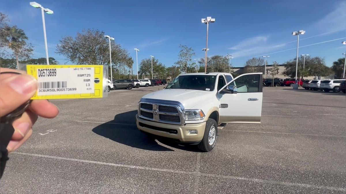 Pre-Owned 2013 Ram 2500 Laramie Longhorn 4WD Crew Cab Pickup/ Tiller Bucktrot 918-290-8803