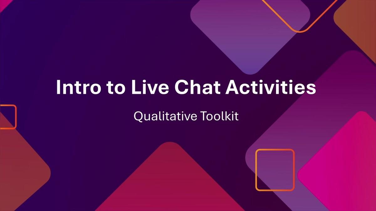 Live Chats Intro
