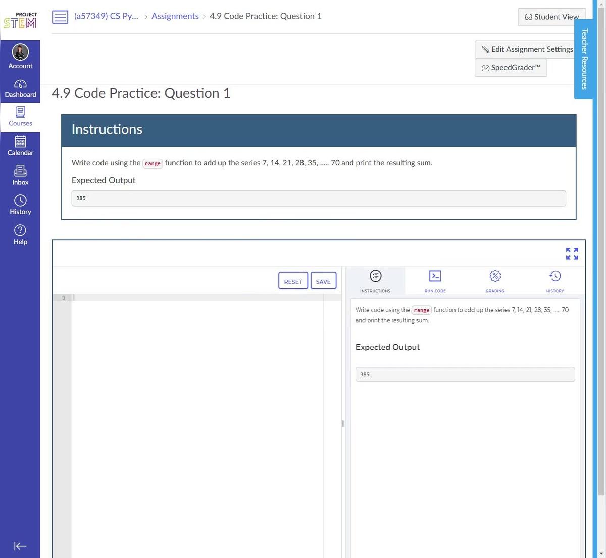 4.9 Code Practice Question 1