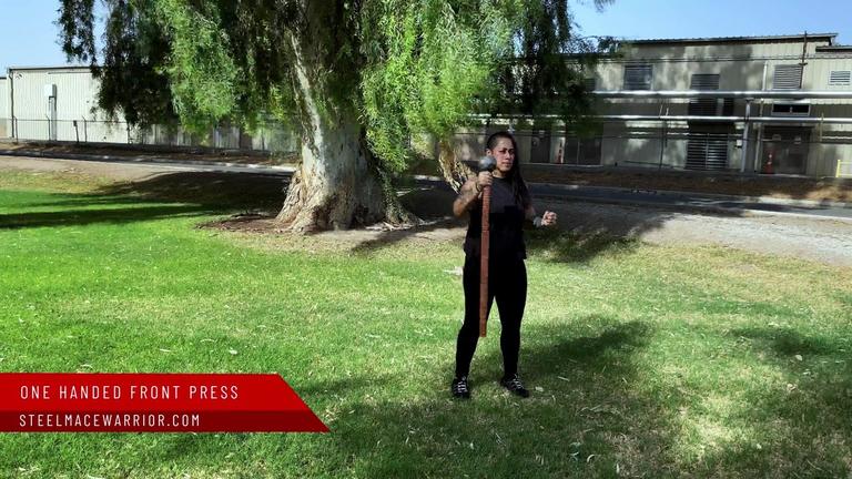 One Handed  Front Press