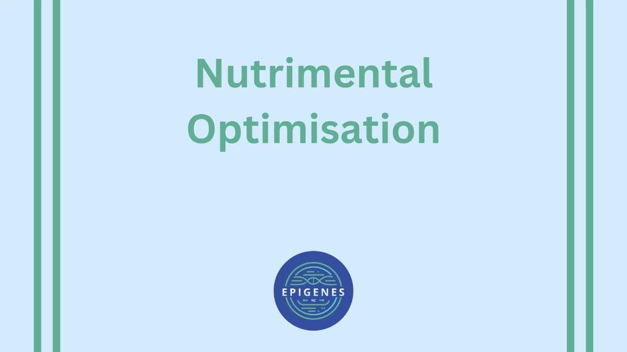 9. Nutritional Food Optimisation