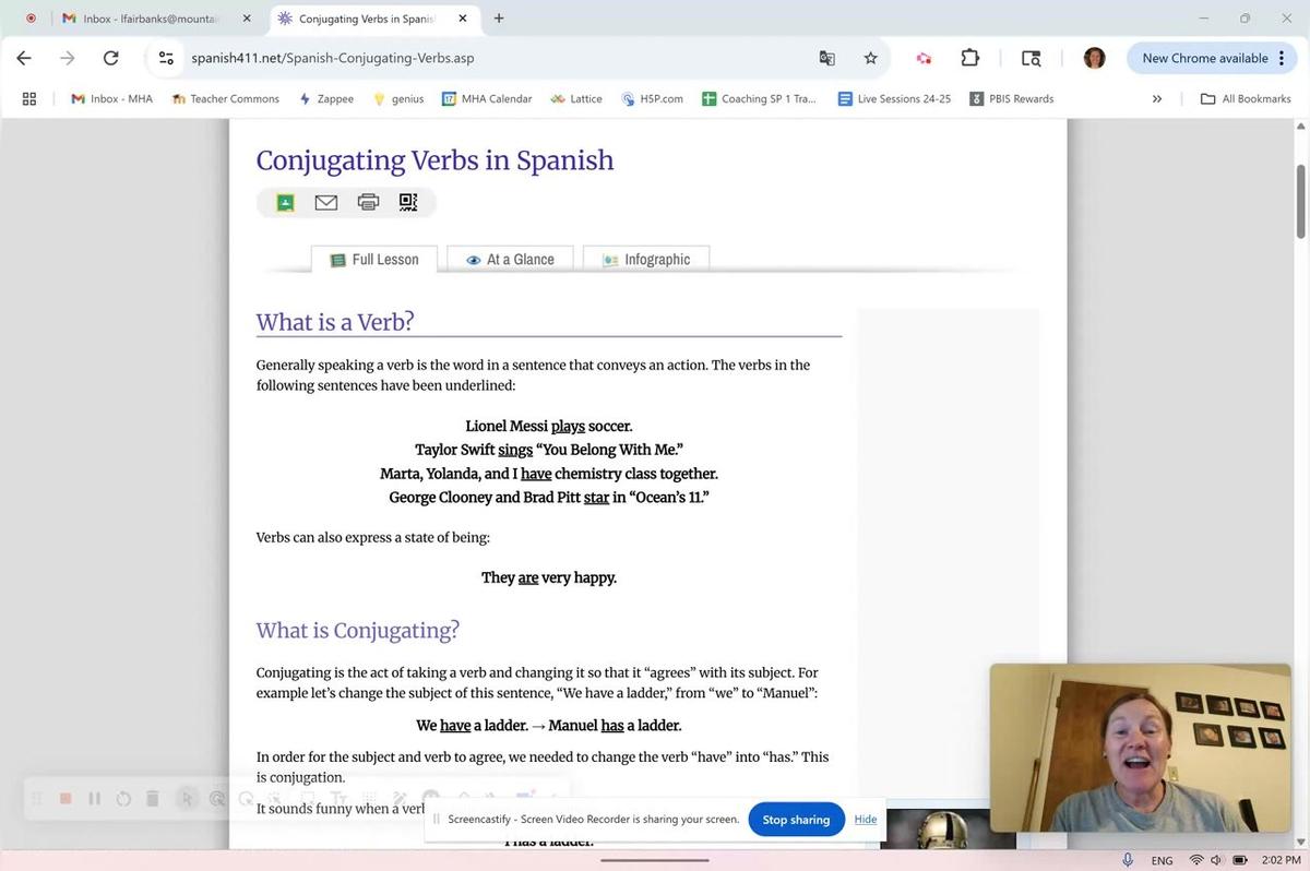 AR verbs