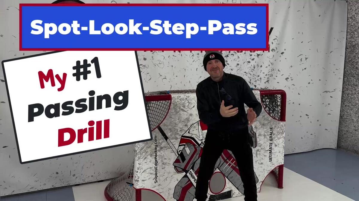 June 8th - Spot - Look - Step - Pass - My #1 Hockey Passing Drill