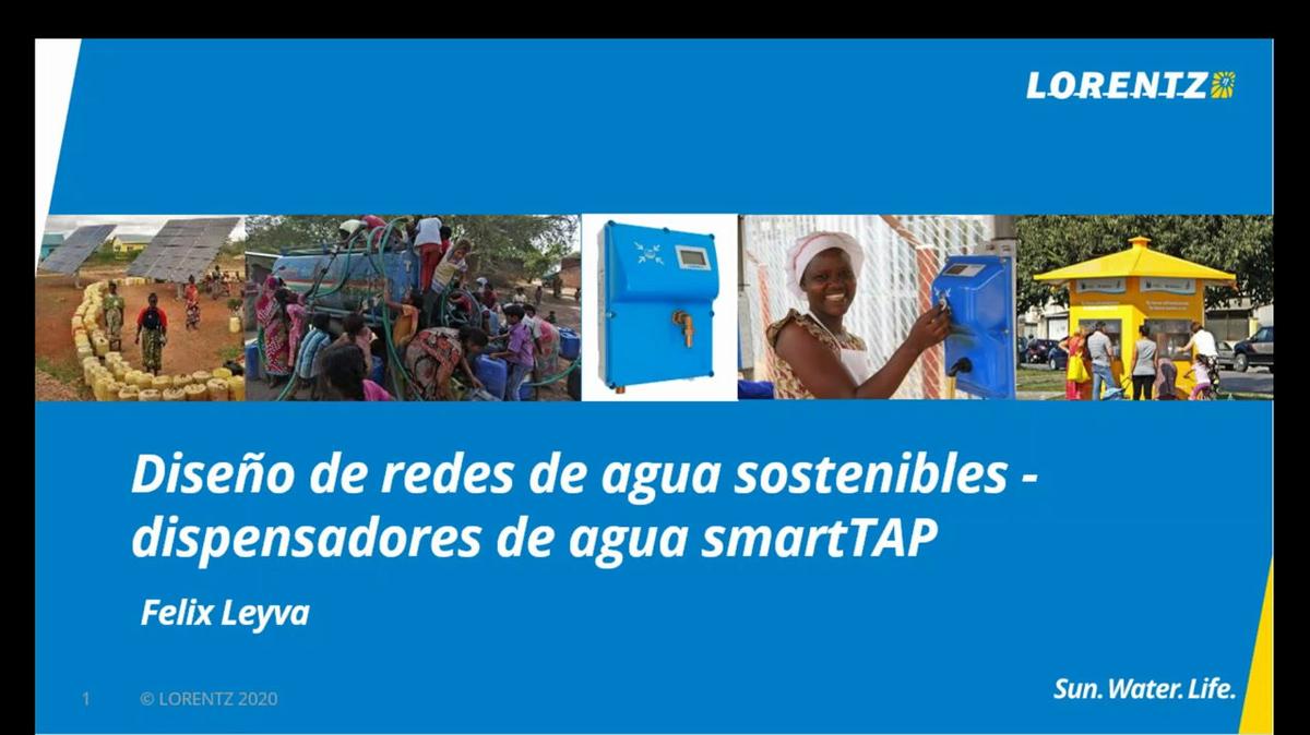 Dispensadores de agua LORENTZ smartTAP - Diseño y planificación de redes de agua sostenibles