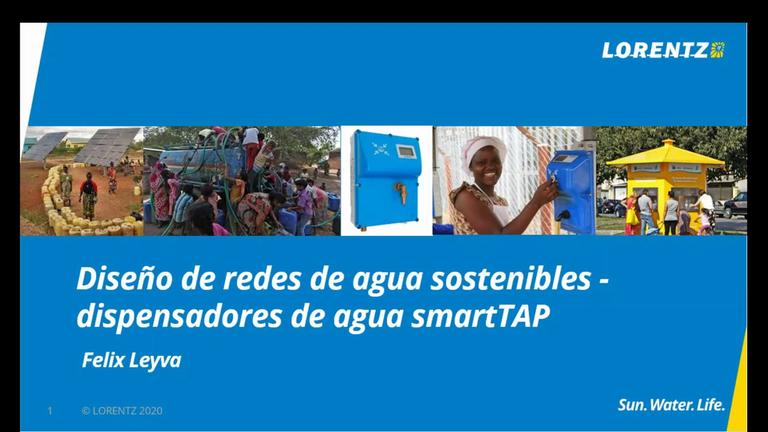 Dispensadores de agua LORENTZ smartTAP - Diseño y planificación de redes de agua sostenibles