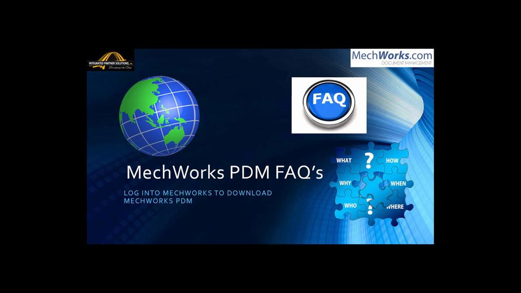 How to login to the MechWorks web-site to download MechWorks PDM