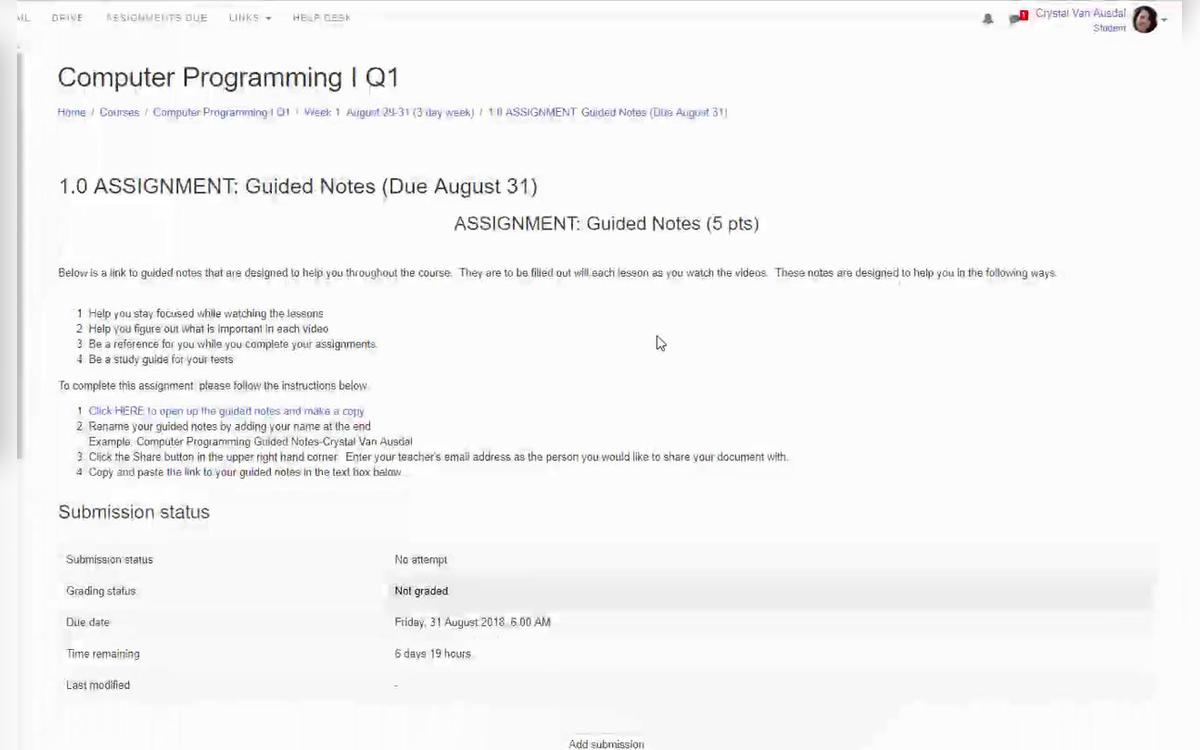 Computer Programming Notes Assignment.mp4