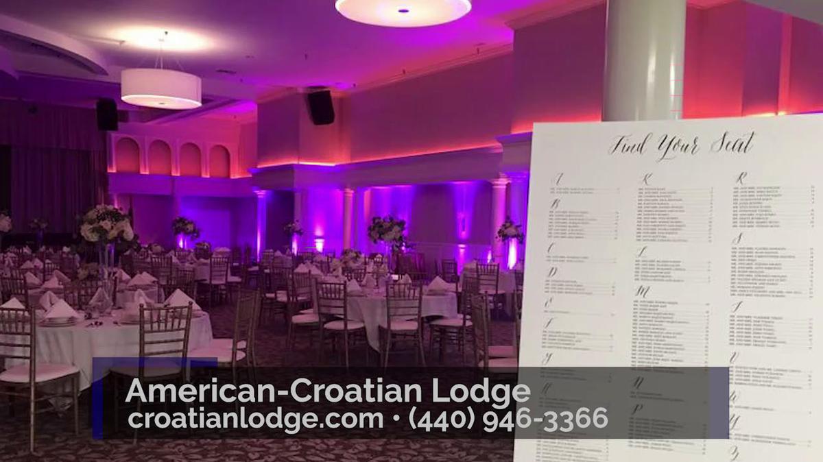 Banquet Hall in Eastlake OH, American-Croatian Lodge