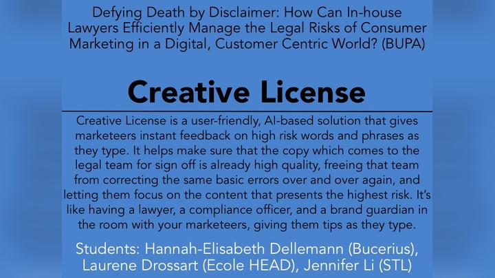 2017 LWOW O POW: Creative License