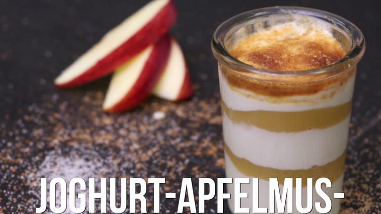 Joghurt-Apfelmus-Dessert