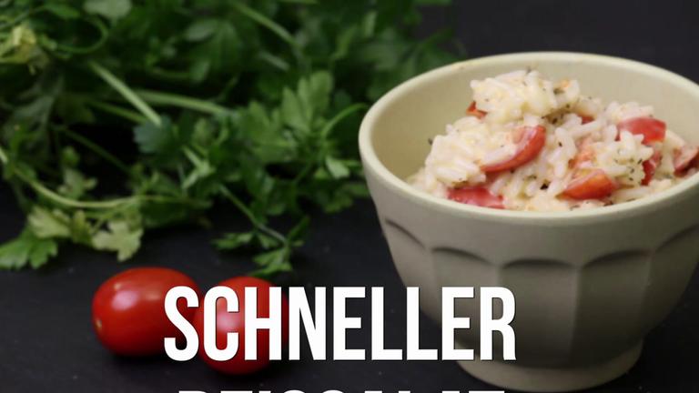 Schneller Reissalat