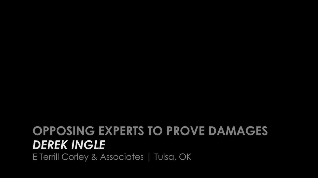 2017 Masters in Damages | 06 Derek Ingle.mp4