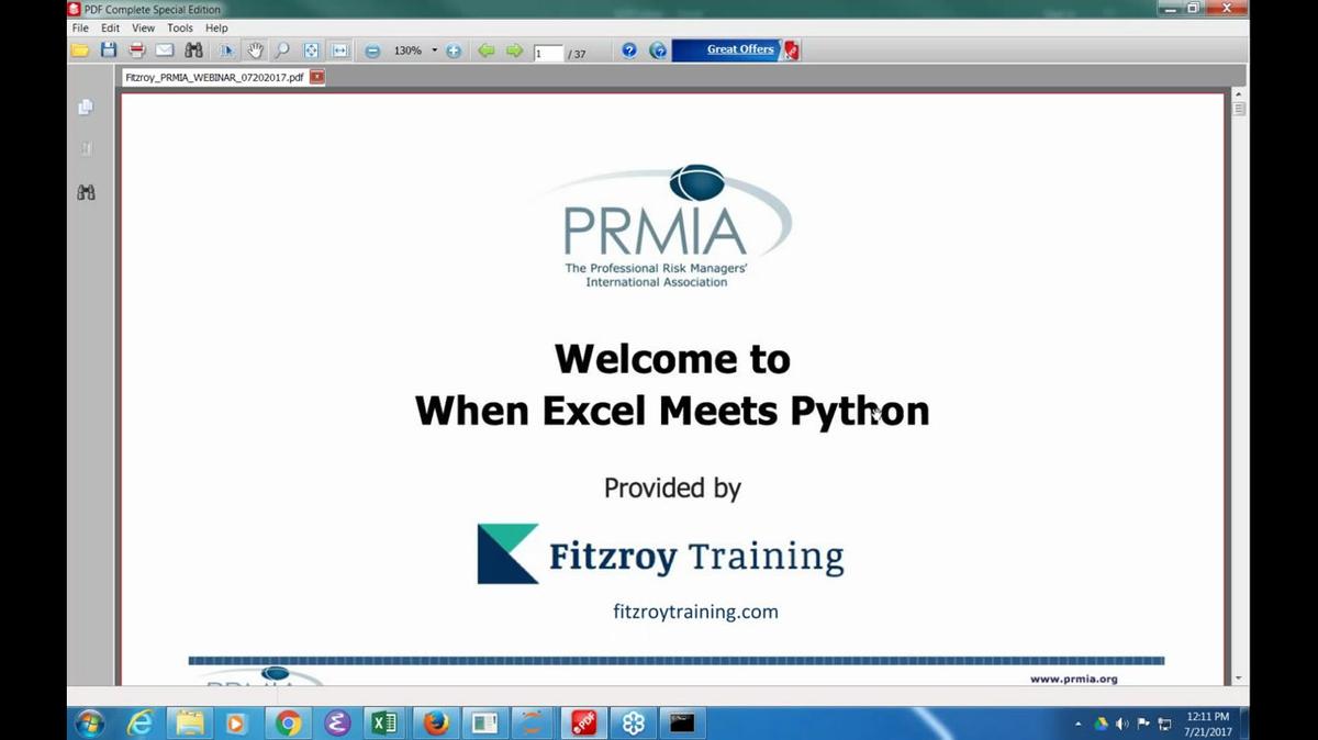 When Python Meets Excel: A Primer