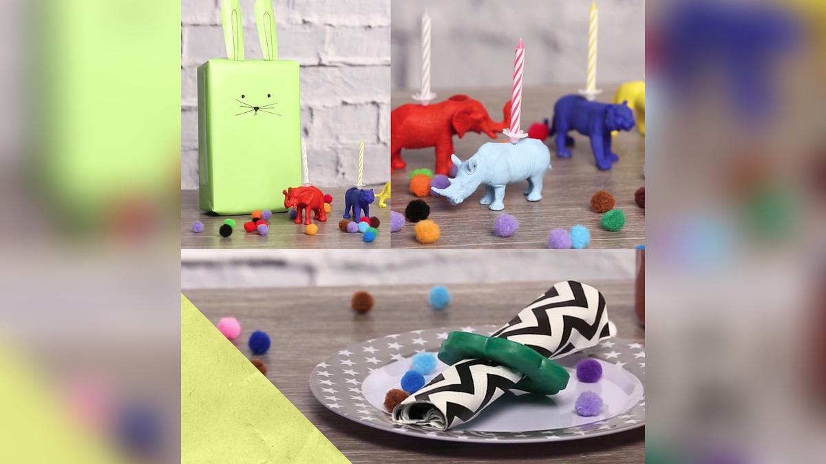 Bastel-Ideen für einen bunten Kindergeburtstag