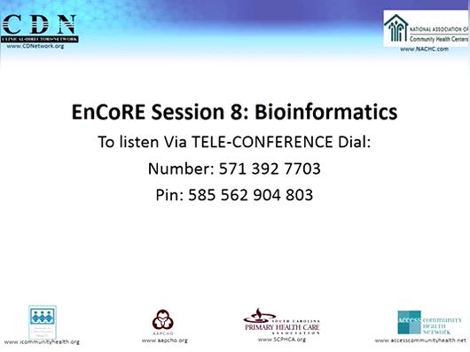 Session 8: Bioinformatics