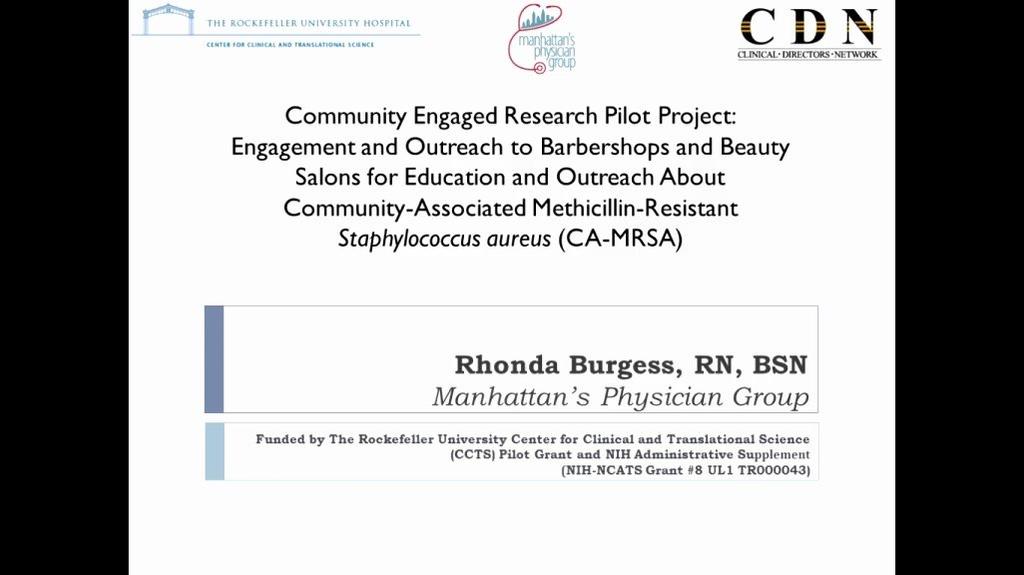 Community Engagement - A Real-World Example