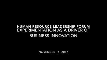 Experimentation as a Driver of Business Innovation