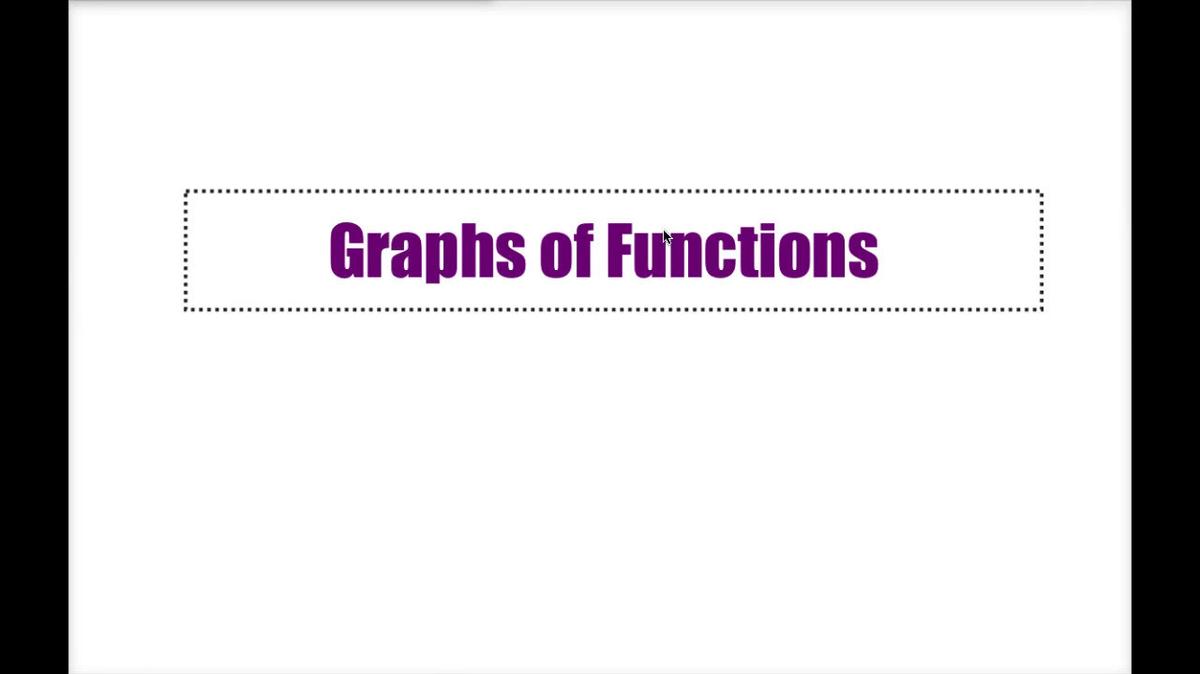 Math 8 Q2 - Unit 4 Graphs of Functions.mp4