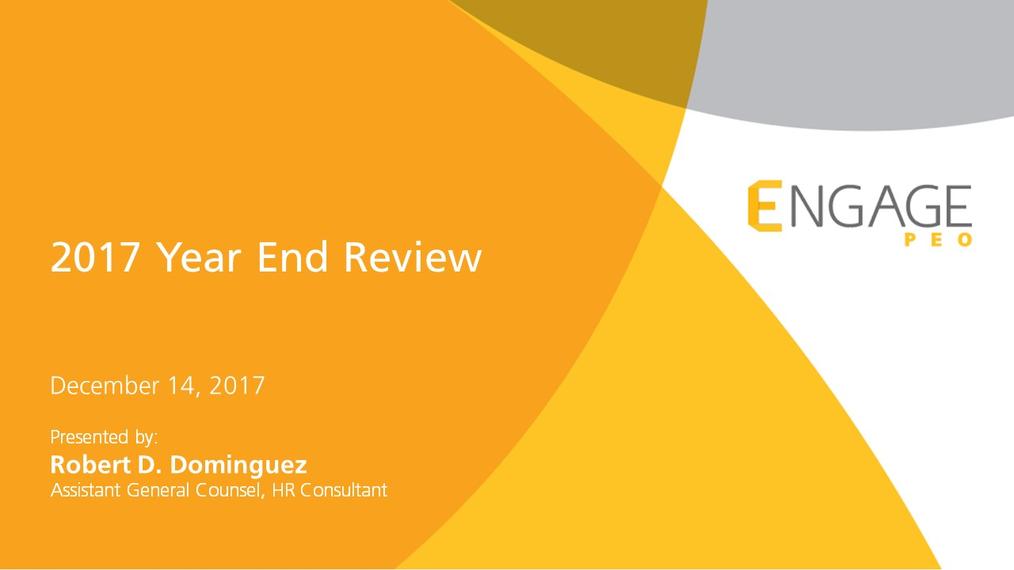 December 2017 HR Webinar_HR Year End Review
