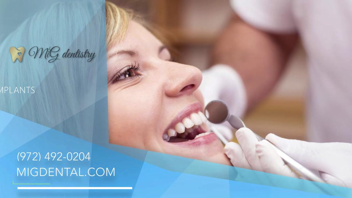 Dentist in Carrollton TX, MIG Dentistry