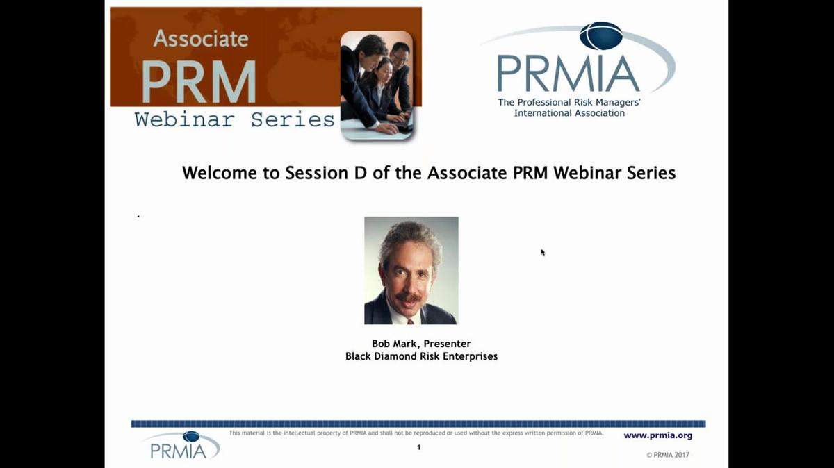 APRM Fall 2017 Session D